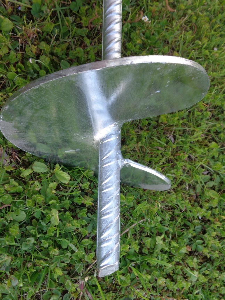 Starbover Strandschirm Bodenanker - Spiralfuß 43cm Für Garten & Strand